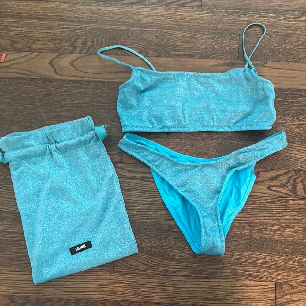 Triangl Blue swimsuit
